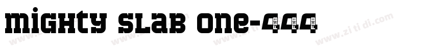 mighty slab one字体转换